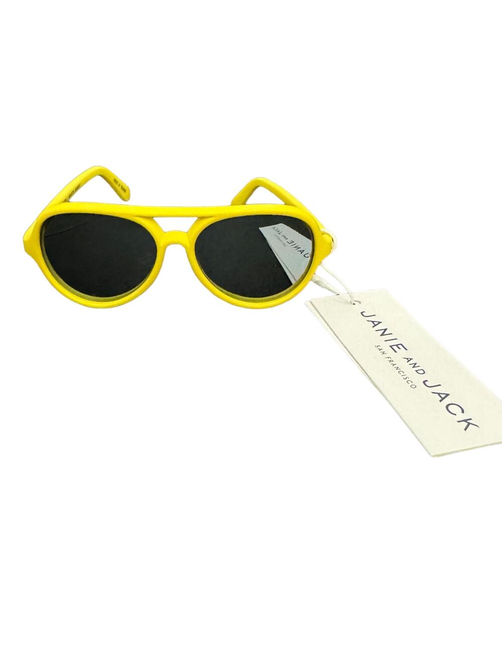 New Janie and Jack Toddlers Sunnies Yellow Sunglasses Size 0-2 Years